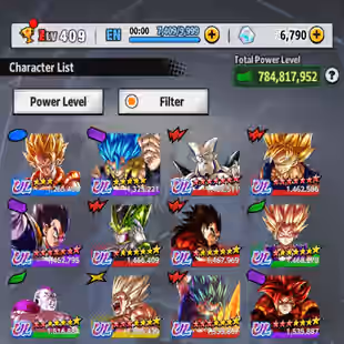 D785-Android-Vip Meta Account-12 ULTRA(SS4 Vegeta+SS Goku+Frieza Power)+784 Millions Power+6K8 CC+69 Legends+Vip Zenkai - Image 2