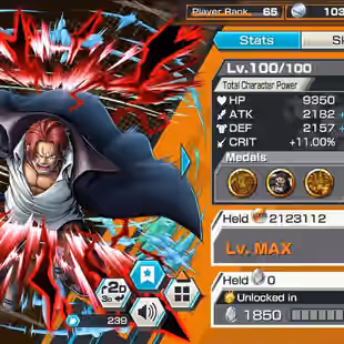 BR547-IOS-Android-Hyber 64-11 Ex(Kuzan-Lucci-Shank v4-Akainu-Roger-Kaido v2-Zoro-Kaido v3-White Beard)-Vip Medal-SP 162 - Image 5