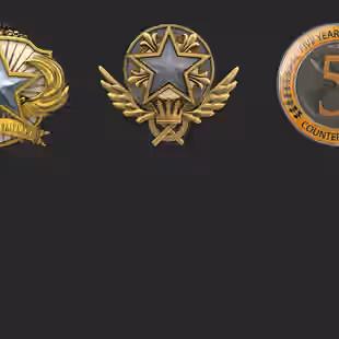 CS2 7 MEDALS 2018 | 2019 | 2020 | 2023 | 5 Year Veteran | Global Offensive Badge | Loyalty Ba... ! MKG03775 - Image 1