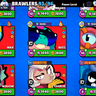 | 147 EPIC SKINS | MATCHERINO & 35 RANK PIN | SOLAR FAME 3| 87000 CUPS | 93 BRAWLERS | 372 SKINS | INSTANT DELIVERY - Image 17