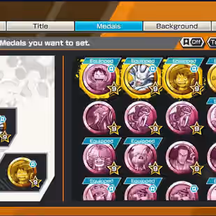 BR610-IOS-Android-Hyber 50-5 Ex(Gear 5 v2-Kizaru-Garp-Roger v2-Kaido-Akainu-Shank v4-Shank v3-Shank-Yamato)-Vip Medal - Image 34