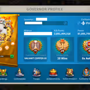 Full T5  - Max 18 Commanders - 6,6M Credit - 494+ gold head - 3 Farms - 2 Skin - 91K Gems - Image 2
