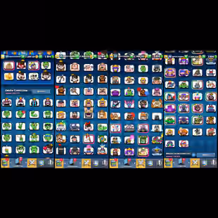 LVL-59!🔱KT-15!!  63x CARDS 14L !  13x CARDS 15L!! 15x BIG EVOS! 118x EMOTES! NC AVL! MAGIC ITEMS! TOWER SKINS! - Image 2