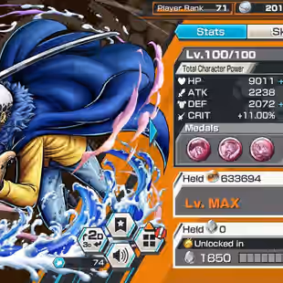 BR597-IOS-Android-Hyber 55-8 Ex(Gear 5-Zoro-Lucci-Roger Skins-Yamato Ace-Akainu-Shank)-Vip Medal-Support 162-647 Frag - Image 18