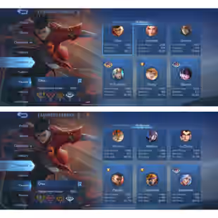 MOONTON | LV 115 | ⭐MAGIC CHEST LEGEND BACKGROUND⭐ | EPIC RECALL F. CROWN | WR 55 PERCENT | HERO 121 | SKIN 245 | BP 11K - Image 4
