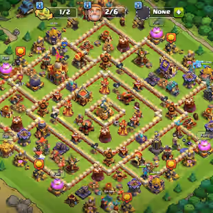 🔥TH-16 FULL MAX 🔥 HEROS MAX | TROOPS MAX | (SB-20) (EB-20) (RS-20) | 3424 WS | RENAME AVAILABLE | INSTANT DELIVERY - Image 1