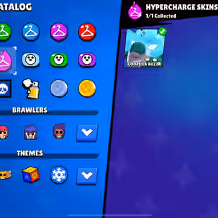 S1  57K CUPS  81 BRAWLERS | 115 SKINS  | 10 HYPERCHARGE |HIER TIER BR [] 25 MAXED []FAST DELIVERY - Image 3