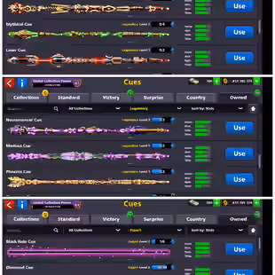 8BP Old Account | Lvl 243 | 298 Serial Unique | 400M Coins | 100 Cash | 12/20 Legendary | 3 Max Cues | 49 scratch | 191 - Image 2
