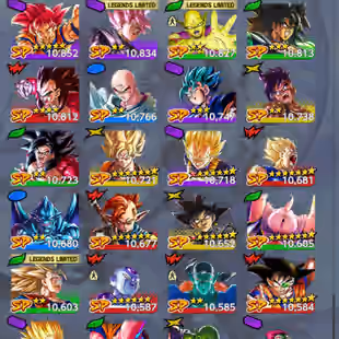 D656-IOS+Android-6 UL(Majin Vegeta+Cell+Hit)+46 Legends Good Star+Good Team+Goku Uis Full Star+Zamasu+God Vegeta - Image 12