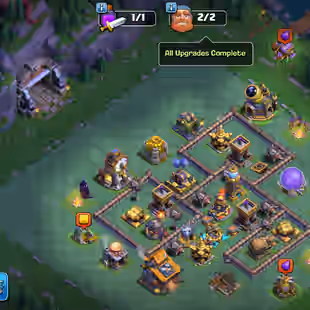 TH17 FULL MAX🔥NOTHING LEFT 35X SKINS🔥GG/-MAX SB/-MAX FA/-MAX MM/-MAX FB/-23 EB/-MAX RS/-23 AF/-20!! WAR BASE SCENERY - Image 7