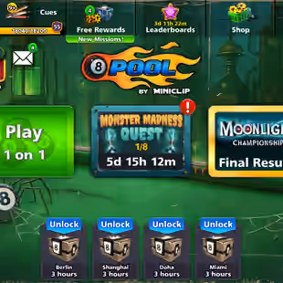 Level 274 | 4.4B Coins | 19 Legendary Cues | CCP 55 | Few Avatars & Emotes | Fresh Account - Image 6