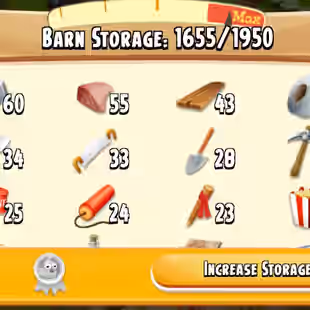 HAY DAY RARE LVL-119-TOWNHALL LVL 30-HAND MADE FARM ALL ITEMS UNLOCK-GOOD ANIMALS COLLECTION-BARN STORAGE 1950 SILO 1900 - Image 8