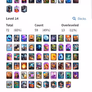 🔥KT15 XP57🔥 | 72 MAX 13 ELITE | 11 EVOLOTIONS | 128 EMOTES | 12150 TROPHY | 8 TOWER SKIN | 45 GEMS | INSTANT DELIVERY - Image 1