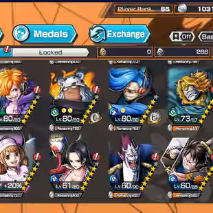 BR547-IOS-Android-Hyber 64-11 Ex(Kuzan-Lucci-Shank v4-Akainu-Roger-Kaido v2-Zoro-Kaido v3-White Beard)-Vip Medal-SP 162 - Image 49