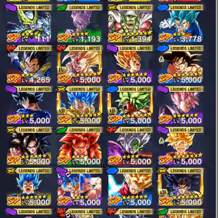 D368-8 UL(Goku Uis+Hit+Rose+Gogeta+Vegito+Super Gogeta)+49 Legends+Vip Equi+Good Zenkai+Nice Team+New SS3 Vegeta+Vegtio - Image 4