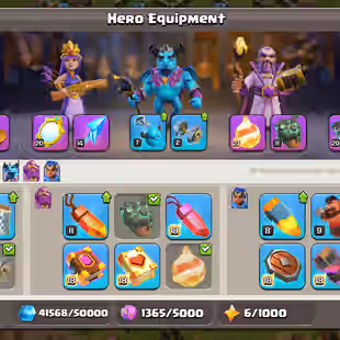 🔥[ TH-17 NEAR MAX - MAX HEROS - MAX WALLS ]🔥 FIREBALL [MAX] - SB [23] | MM-RS-EB [20] | NEAR MAX DEF - TROOPS || - Image 6