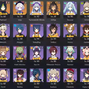 115x5 AMERICA SERVER | 74x5 Genshin | 41x5 HSR | Skirk | Citlali | Arlecchino | Furina C1 | Wanderer | Raiden | instant - Image 11
