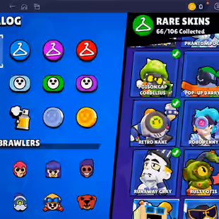 🌟 220 SKINS🌟74.950 TROPHY | 95 BRAWLERS | 22 HYPERCHARGED | 31 MAXED BRAWLERS | CHAINSAW BUSTER | LOADED RICO | CORSA - Image 21