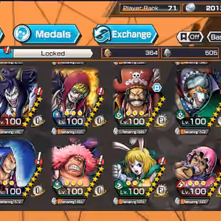 BR597-IOS-Android-Hyber 55-8 Ex(Gear 5-Zoro-Lucci-Roger Skins-Yamato Ace-Akainu-Shank)-Vip Medal-Support 162-647 Frag - Image 53