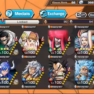 BR610-IOS-Android-Hyber 50-5 Ex(Gear 5 v2-Kizaru-Garp-Roger v2-Kaido-Akainu-Shank v4-Shank v3-Shank-Yamato)-Vip Medal - Image 55