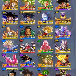 D656-IOS+Android-6 UL(Majin Vegeta+Cell+Hit)+46 Legends Good Star+Good Team+Goku Uis Full Star+Zamasu+God Vegeta - Image 11