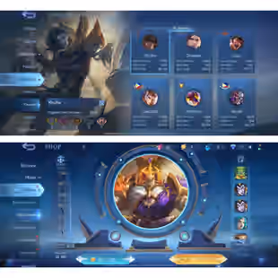 MOONTON | ✨LV 128 - WR 54 PERCENT✨ EPIC RECALL FIRE CROWN | CC PHARSA - CHAMPION LANCELOT | HERO 116 | SKIN 254 | BP 11K - Image 3