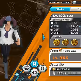 [3420][IOS - ANDROID] 17 EX META - Kizaru - Garp - Kuzan - Lucci - Luffy Light - Akainu - Shanks - S-Snake - Whitebeard - Image 6