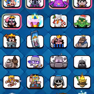 🔥KT15 XP56🔥 | 34 MAX 10 ELITE | 19 EVOLOTIONS | 109 EMOTES | 10150 TROPHY | 10 TOWER SKIN | INSTANT DELIVERY - Image 4