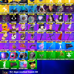 🔥CHRISTMAS SPECIAL🔥 [PC.PSN.XBOX] 726 skins | Renegade Raider | Gold Midas | Master Chief (Matte Black) | Shady Doggo - Image 10