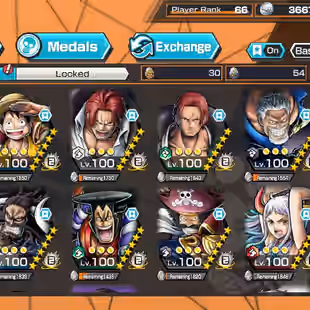 BR610-IOS-Android-Hyber 50-5 Ex(Gear 5 v2-Kizaru-Garp-Roger v2-Kaido-Akainu-Shank v4-Shank v3-Shank-Yamato)-Vip Medal - Image 3