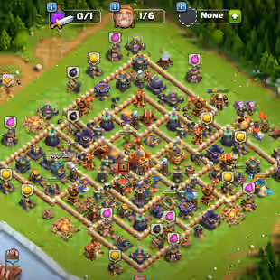 ❗[ PREMIUM TH-16 - MAX WALS ]❗R.SPEAR [23] - E.BOOT [20] - FB [14] - SB [14] || HEROS: 70-79-50-51-40 || BEST DEAL - Image 1