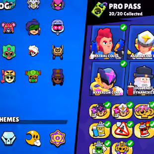 |BLUE / RED KING FRANK| MATCHERINO PIN| 2 PRESTIGE|METEORIC FAME| 92600 CUPS | 94 BRAWLERS |364 SKINS - Image 37