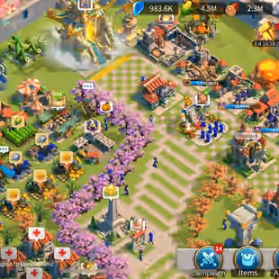 ROK238-2 :54M - Vip 16 - Max 11 Commanders - 2 skin houses (Zenith Phonix Perch  + Twilight Falls)- 56 Passport - Image 3