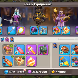 🌟LIFE TIME GUARANTEE🌟TH 17 ALMOST MAX | 5X HERO PET MAX | 6 EPIC MAX 12 EPIC E.Q | 4118 WARSTAR | MEDEL-595 | B.B MAX - Image 11