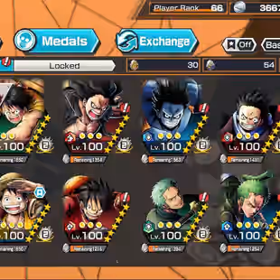 BR610-IOS-Android-Hyber 50-5 Ex(Gear 5 v2-Kizaru-Garp-Roger v2-Kaido-Akainu-Shank v4-Shank v3-Shank-Yamato)-Vip Medal - Image 43