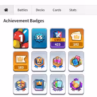 🔥KT15 XP55🔥 | 32 MAX 6 ELITE | 14 EVOLOTION | 102 EMOTE | 9183 TROPHY | 6 TOWER SKIN | 349 GEMS | INSTANT DELIVERY - Image 9