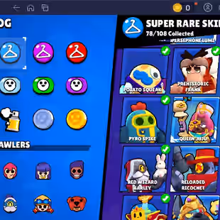 🌟11.11 PIN🌟FREE CHANGE NAME | 217 SKINS | 73.000 TROPHY | 91 BRAWLERS | 16 MAX | 13 HYPERCHARGED - Image 28