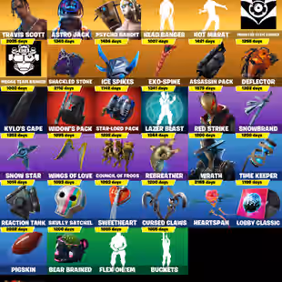 121 SKISN | TRAVIS SCOTT | PSYCHO BANDIT | BLACK WIDOW | ASTRO JACK | JOHN WICK | ORANGE JUSTICE | LARA CROFT - Image 8