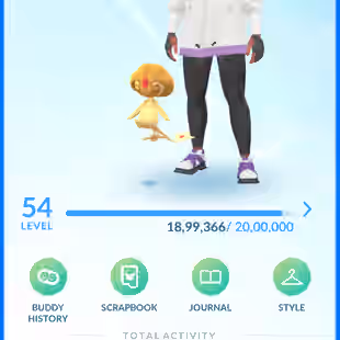 REGIGIGAS 🔥 LEVEL 54 💎 36 LEGENDARY [] 57 SHINY [] 7 LOCATION BG [] 10 COSTUMES [] 3 SPECIAL BG [] INSTAN - Image 7