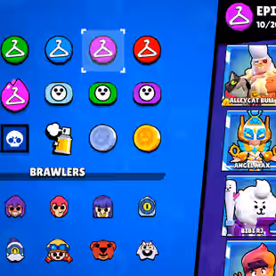 🔥[ 60X BRAWLERS - 7X MAX BRAWLERS ] 🔥 TROPHY: 18000 || 40X CUTE AND SOME RAREST SKINS || FAST DELIVERY - Image 15