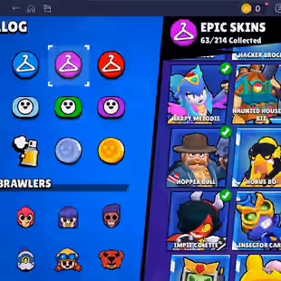 🌟 220 SKINS🌟74.950 TROPHY | 95 BRAWLERS | 22 HYPERCHARGED | 31 MAXED BRAWLERS | CHAINSAW BUSTER | LOADED RICO | CORSA - Image 45