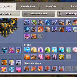 🔥[ TH-17 NEAR MAX - MAX HEROS - MAX WALLS ]🔥 FIREBALL [MAX] - SB [23] | MM-RS-EB [20] | NEAR MAX DEF - TROOPS || - Image 4