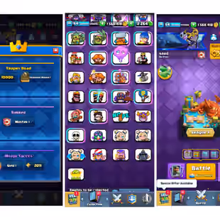 Lvl-64 | 118-Card Max | 48-Elite | 32-Evo | [149-Emote] | 10000 Trophy |  Name Chang Free - Image 3