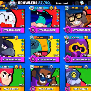 💎TROPHIES 72582 💎 RARE FANGAURD [] BRAWLERS  87 [] MAX BR  40 [] HYPER  24 [] SKINS  179 - Image 2