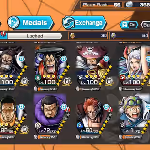 BR610-IOS-Android-Hyber 50-5 Ex(Gear 5 v2-Kizaru-Garp-Roger v2-Kaido-Akainu-Shank v4-Shank v3-Shank-Yamato)-Vip Medal - Image 4