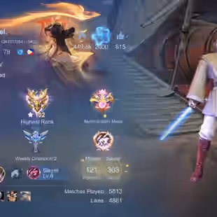 HYPER BASED PREMIUM ACCOUNT|| LEVEL 79 || EXALTED V || LEGEND 1|| GRAND 5|| EXQUISITE 7|| SKINS 303|| HEROS 121||ALL MAX - Image 2