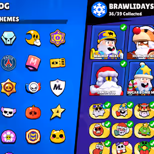 | 147 EPIC SKINS | MATCHERINO & 35 RANK PIN | SOLAR FAME 3| 87000 CUPS | 93 BRAWLERS | 372 SKINS | INSTANT DELIVERY - Image 29