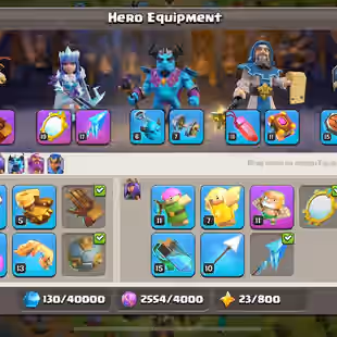 CHEAP 🔥TOWNHALL 14 💎 66-80-42-51- 27 HEROES [] RENAME 500 [] iOS ANDROID PLAYABY - Image 4