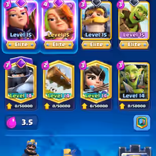 PREMIUM 💎 MAX 49 💎 ARENA 23 [] 6 ELITES [] 9 EVO [] 9000 TROPHIES [] XP54 [] KT15 [] 7 SKINS [] 57 EMOTES [] INSTANT - Image 4