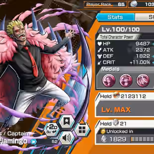 BR547-IOS-Android-Hyber 64-11 Ex(Kuzan-Lucci-Shank v4-Akainu-Roger-Kaido v2-Zoro-Kaido v3-White Beard)-Vip Medal-SP 162 - Image 32